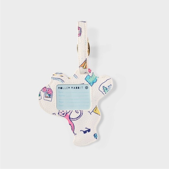 Roller Rabbit x Target Bundle of Monkey Roadtrip Luggage Tag & Monkey Hair Clip! - Picture 3 of 7